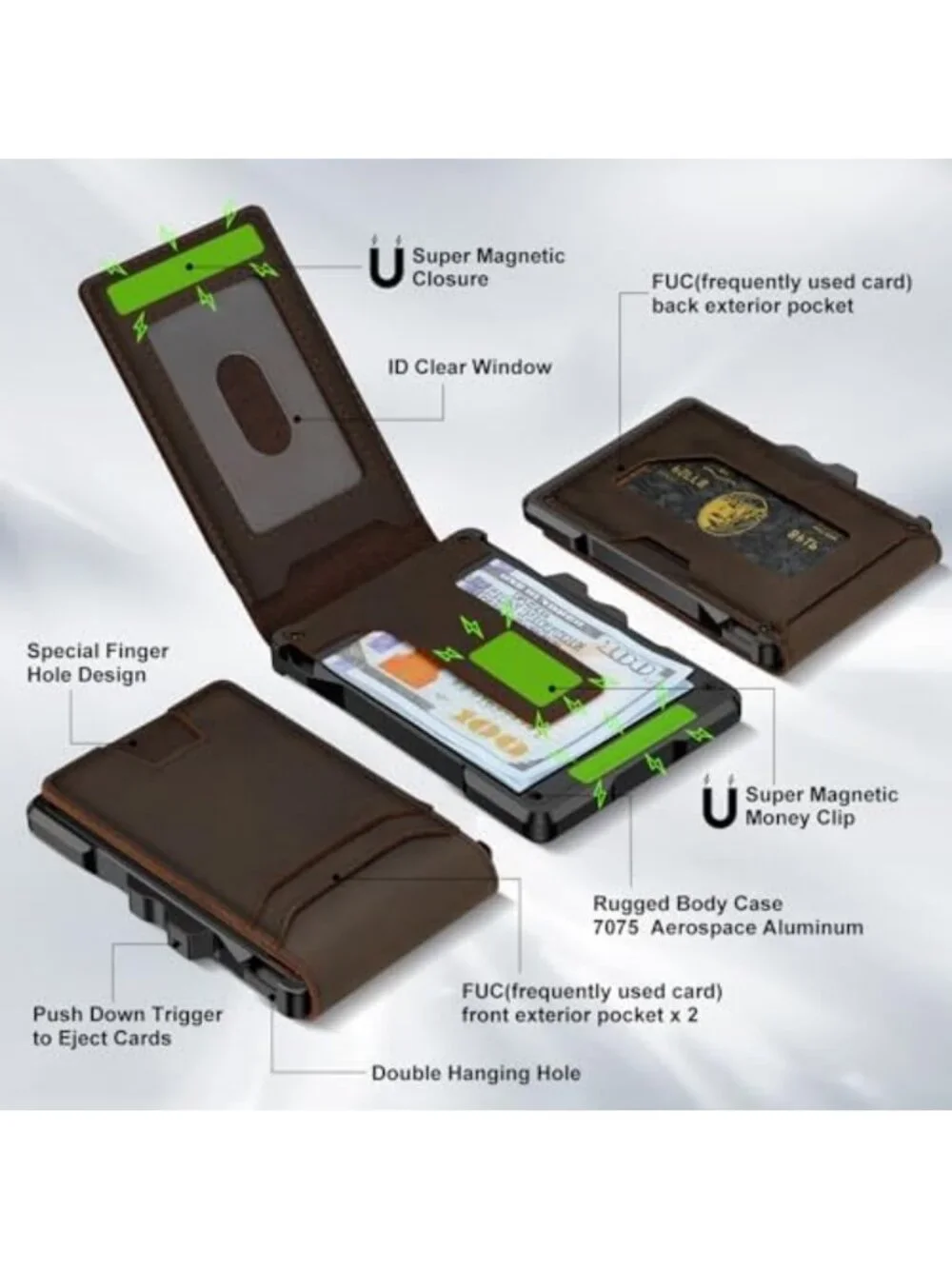 Slim RFID Genuine Leather Wallet for Men | Minimalist Design & Smart Features